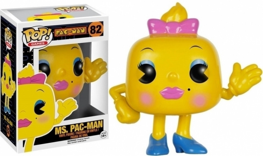 Image of Pac-Man Pop Vinyl Figure: Ms Pac-Man