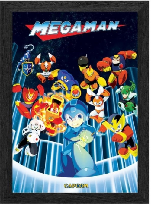 Pixel Frames Plax - Mega Man: Robot Master Ambush (30cm x 25cm) afbeelding