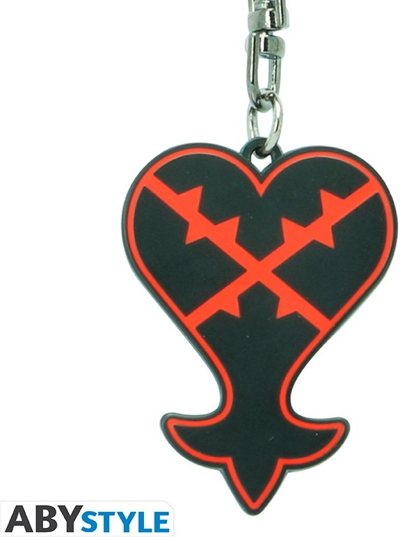 Kingdom Hearts 3 - Heartless Emblem Metal Keychain