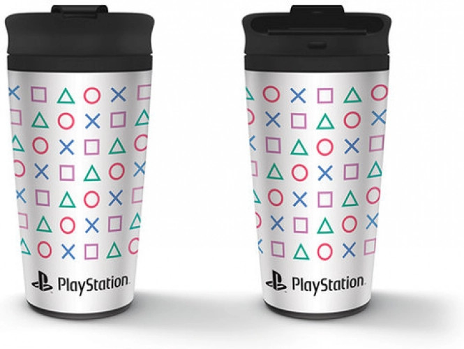 Playstation - Icons Metal Travel Mug