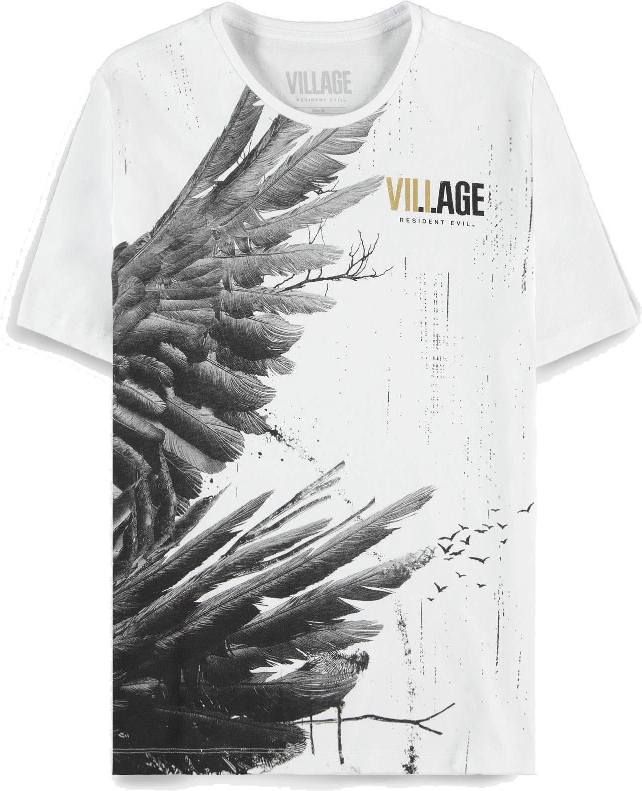 Resident Evil Heren Tshirt -XL- Village Wings Wit