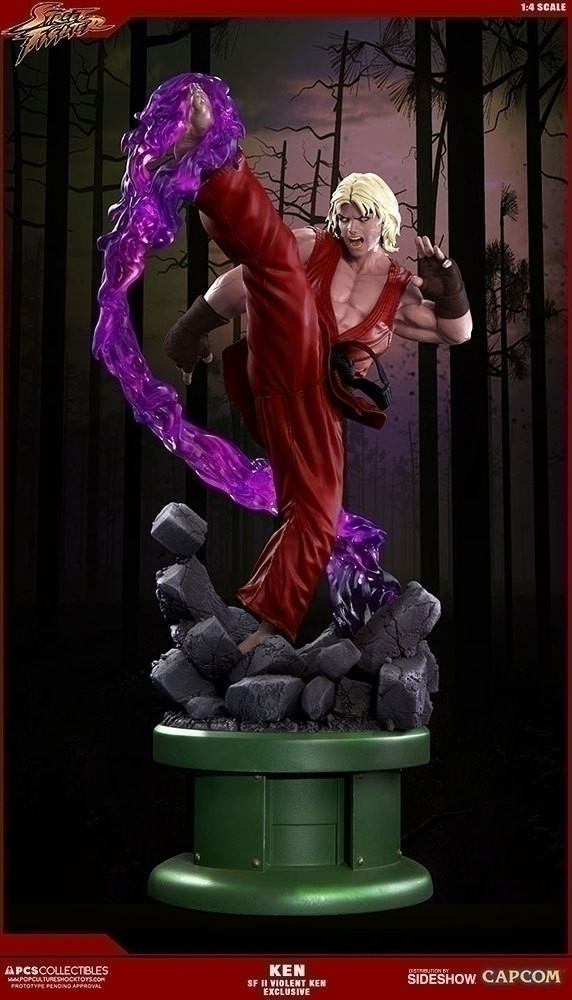 Street Fighter IV: Ken Dragon Flame Violent Exclusive 1:4 scale Statue