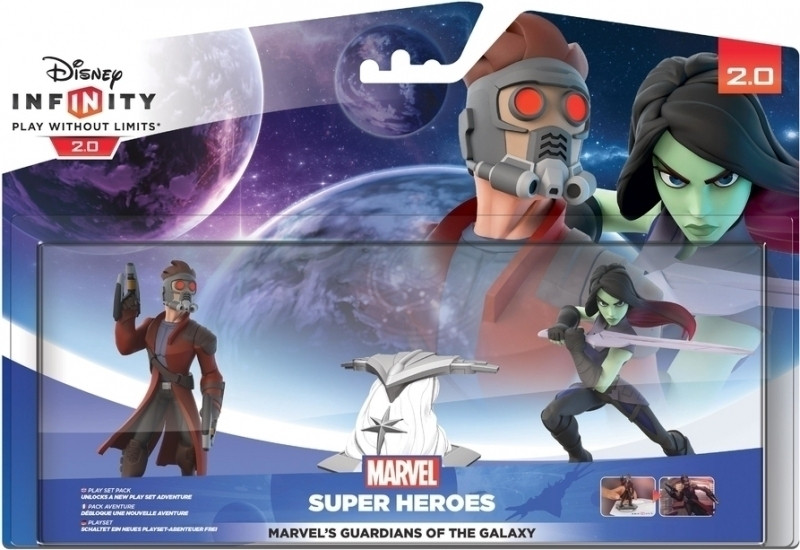 Image of Disney - Disney Infinity 2.0 Marvel's Guardians of the Galaxy Play Set with Star-Lord and Gamora Collectible Figures (IQAY000008)
