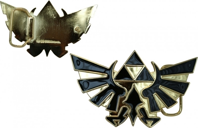 Image of Zelda Golden Logo Belt Buckle
