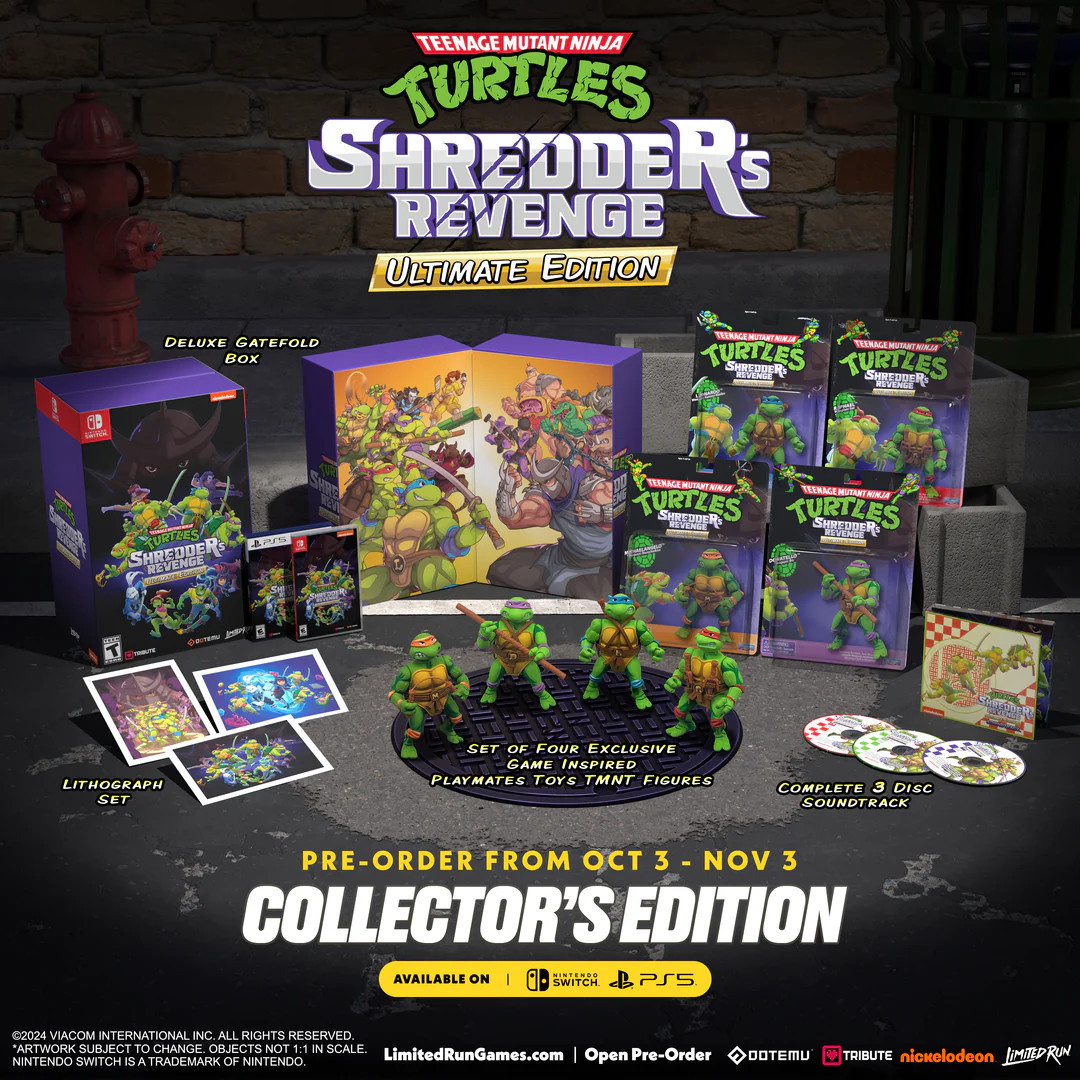 Teenage Mutant Ninja Turtles Shredder's Revenge Ultimate Collector's Edition (Limited Run Games)