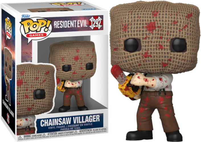 Resident Evil Funko Pop Vinyl: Chainsaw Villager (1292)