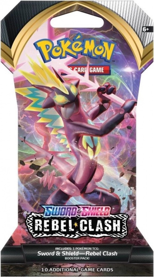 Pokemon TCG Sword & Shield Rebel Clash Sleeved Booster Pack