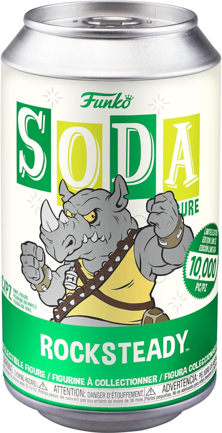 Teenage Mutant Ninja Turtles Funko Vinyl Soda: Rocksteady