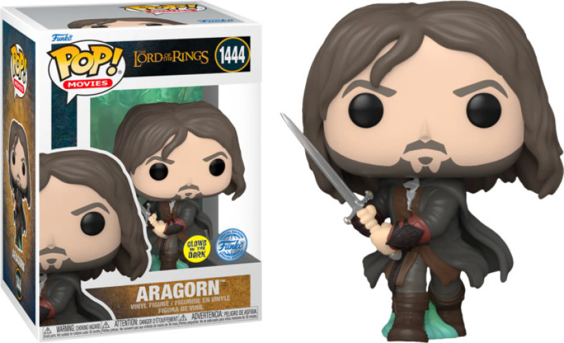 The Lord of the Rings Funko Pop Vinyl: Aragorn (Glows in the Dark) (1444)