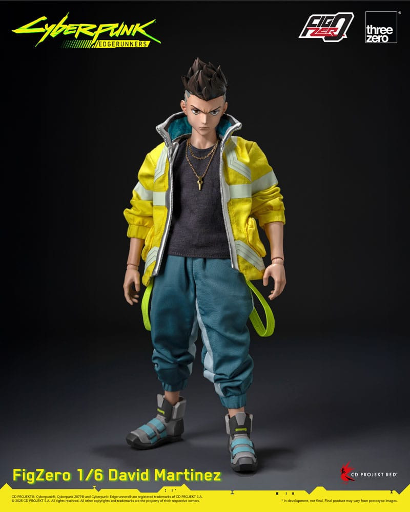 Three Zero Cyberpunk: Edgerunners FigZero Action Figure - David Martinez