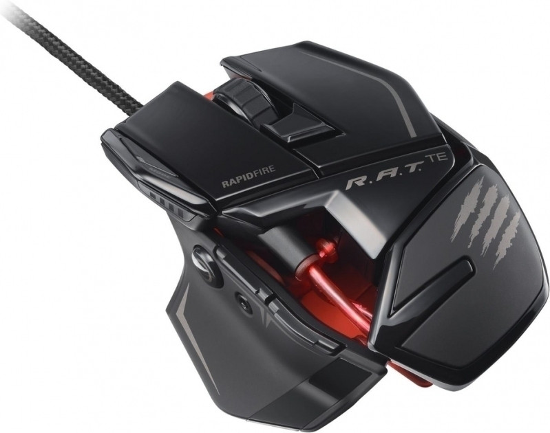 Image of Madcatz R.A.T. TE (Tournament Edition) Gaming Mouse (Gloss Black)