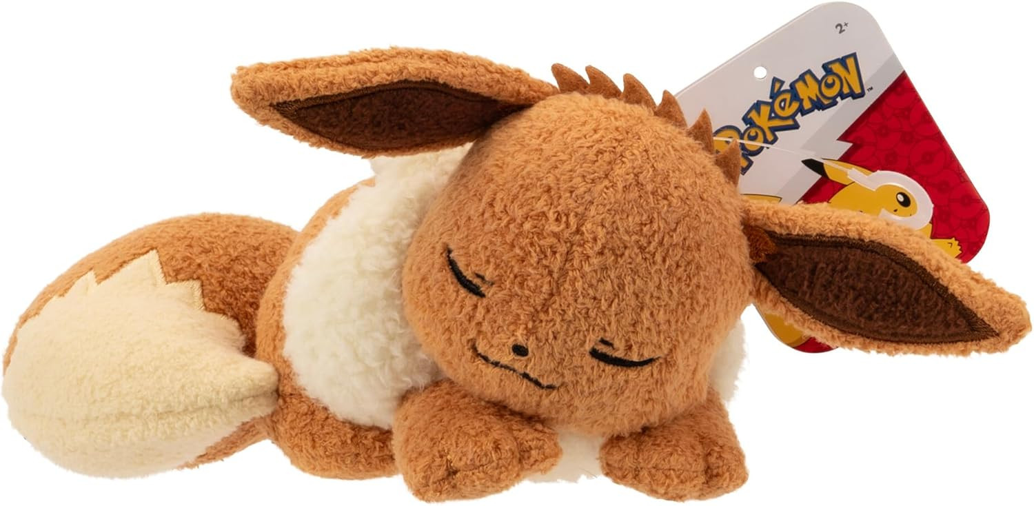 Pokemon Pluche - Sleeping Eevee (16cm)
