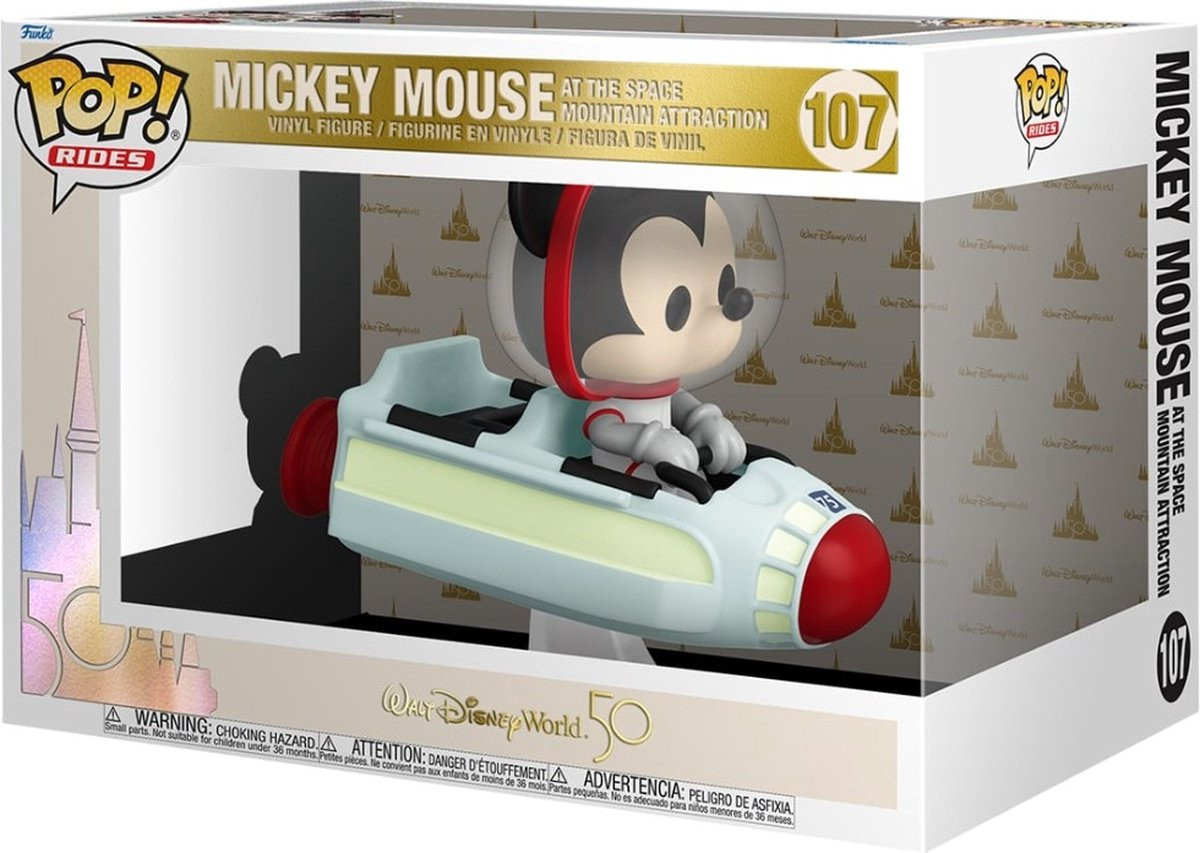 Walt Disney World 50 Funko Pop Vinyl: Mickey Mouse at the Space Mountain Attraction afbeelding