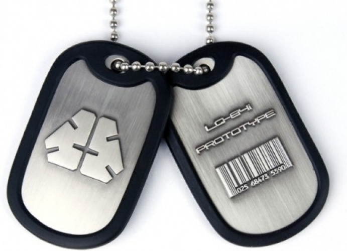 Image of Metal Gear Rising Dog Tags LQ-84i Prototype