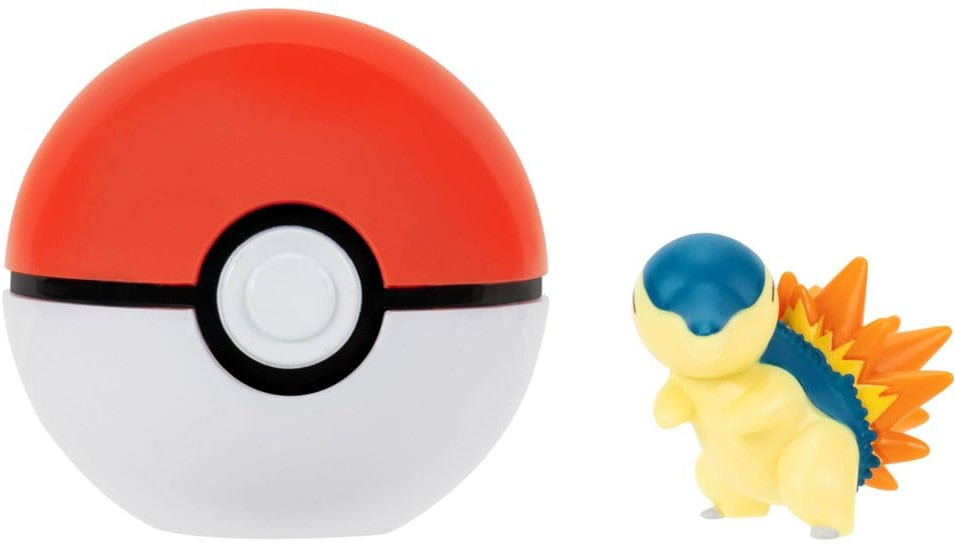 Pokemon Figure - Cyndaquil + Poké Ball (Clip 'n' Go)
