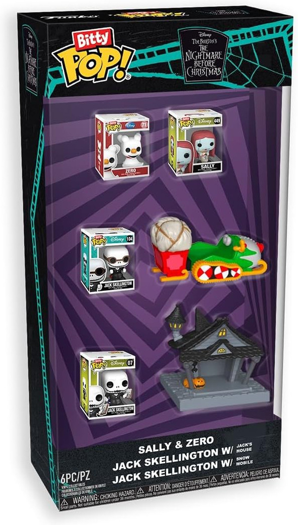 The Nightmare Before Christmas Funko Bitty Pop! Starter Set afbeelding