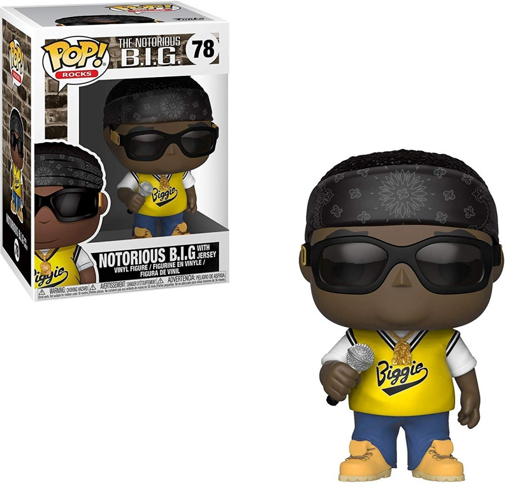 The Notorious B.I.G. Funko Pop Vinyl: Notorious B.I.G. with Jersey afbeelding
