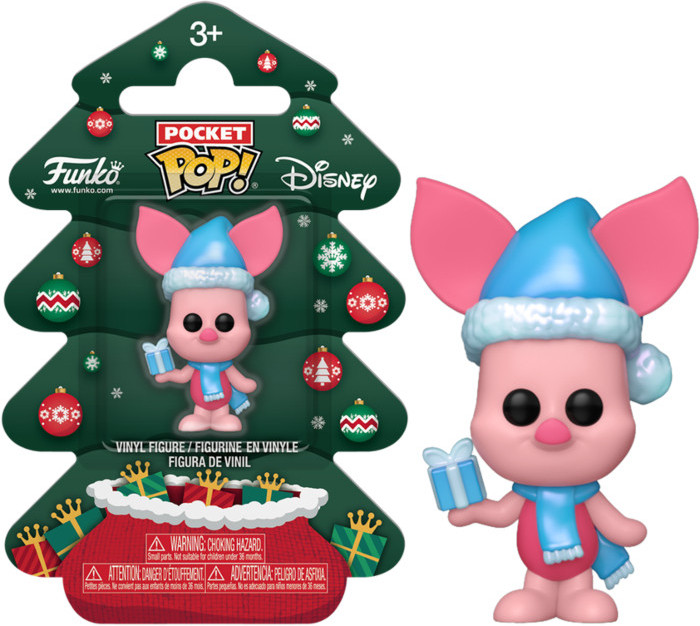 Winnie the Pooh Funko Pocket Pop! Figure: Piglet (Holiday Tree) afbeelding
