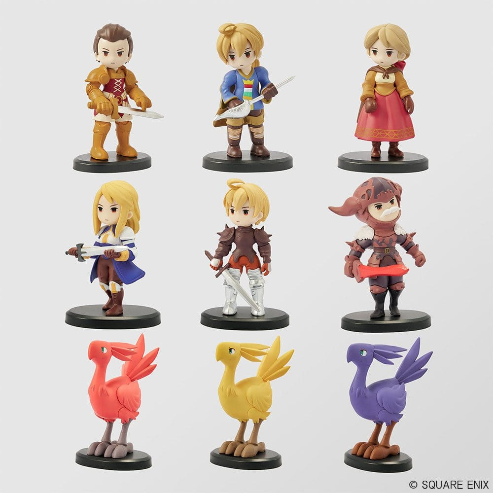 Final Fantasy Tactics Mini Figures Collection Display - Vol. 1 Complete Box (9 Figures)