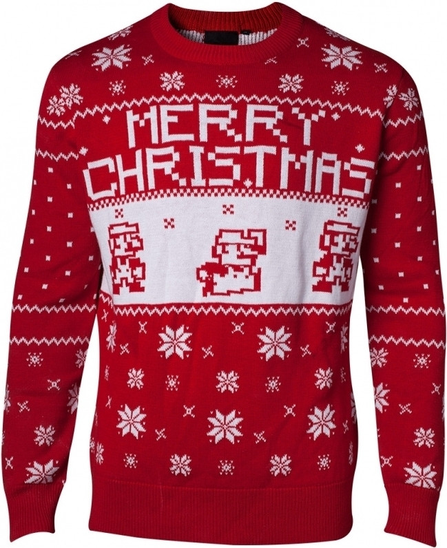 Nintendo - Knitted X-mas Sweater Red