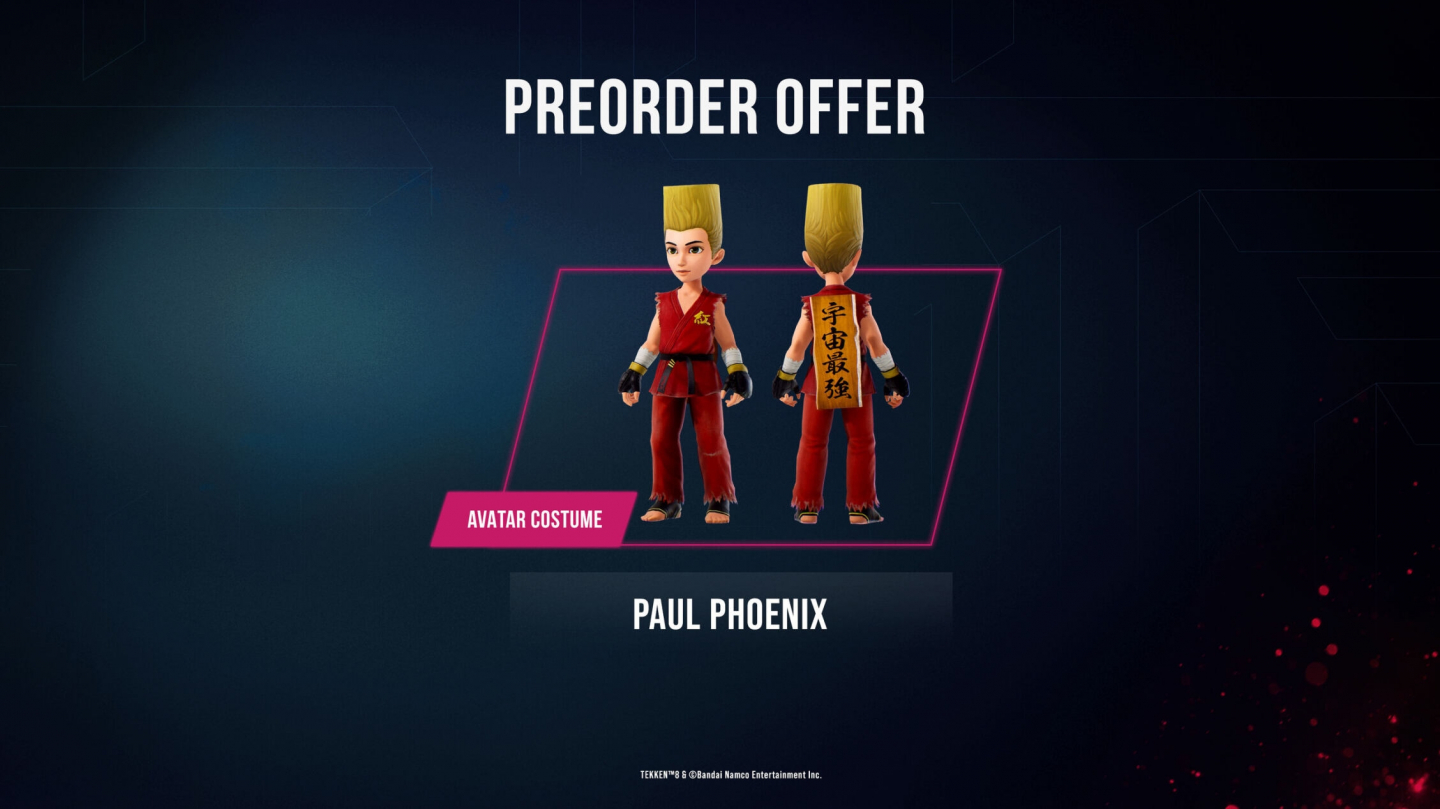 Pre-Order DLC