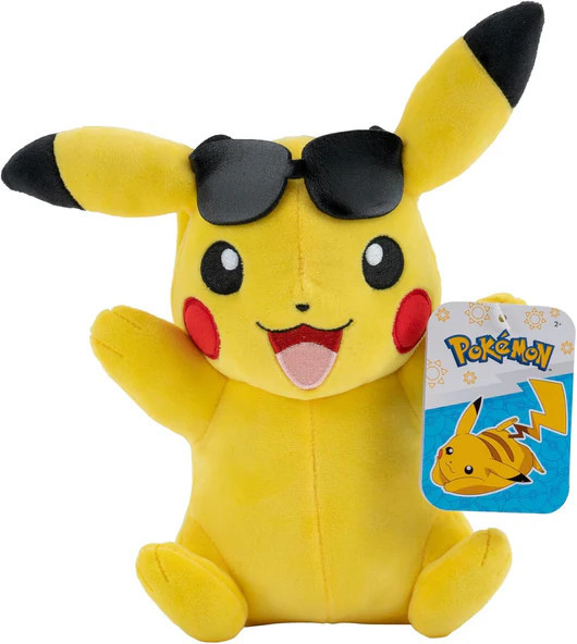 Pokemon Pluche - Pikachu with Summer Sunglasses afbeelding
