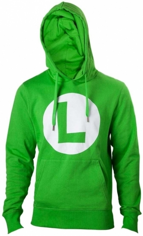 Image of Nintendo - Hoodie With Luigi Logo