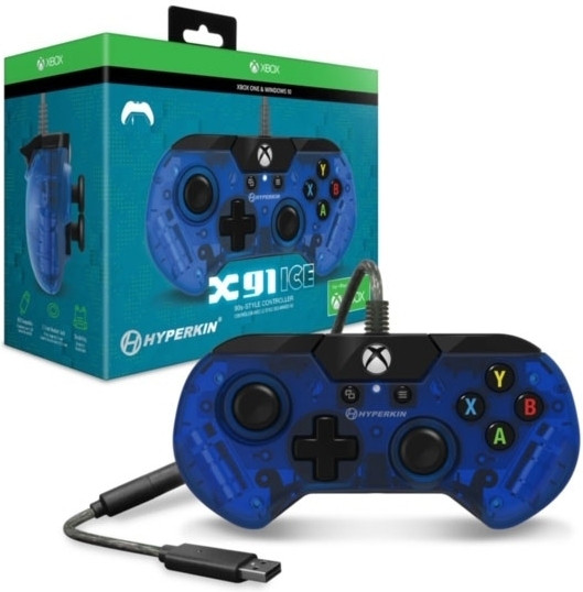 Hyperkin X91 Xbox Controller (Transparent Blue)