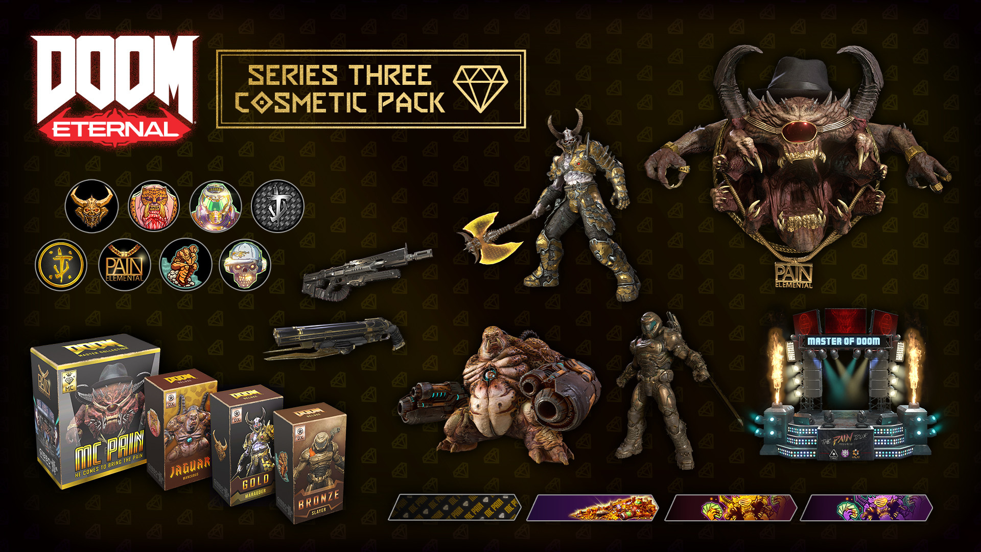 AOC DOOM Eternal: Series Three Cosmetic Pack DLC (extra content)