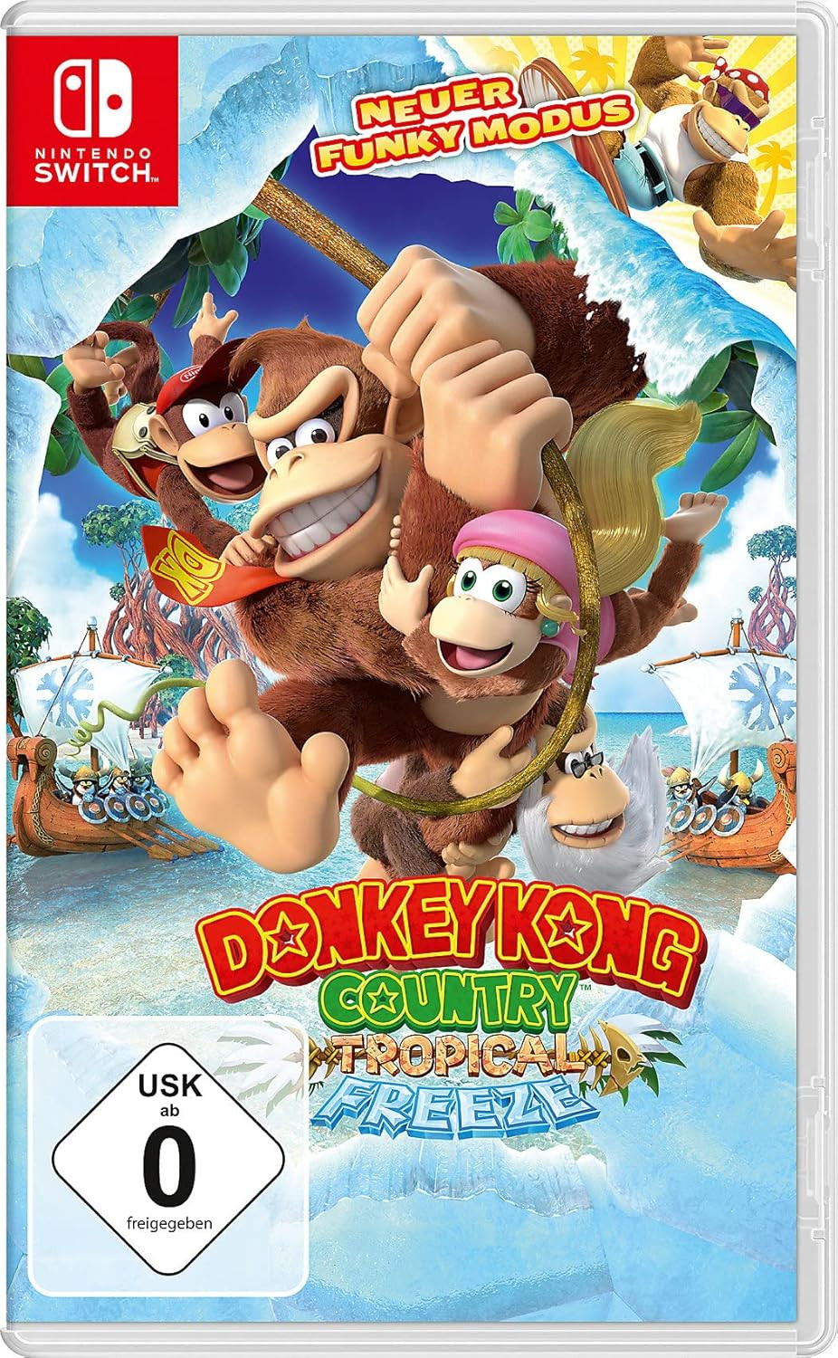 Donkey Kong Country Tropical Freeze (verpakking Duits, game Engels)