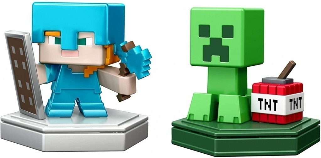 Minecraft Earth Boost Mini Figures 2-Pack - Alex & Creeper