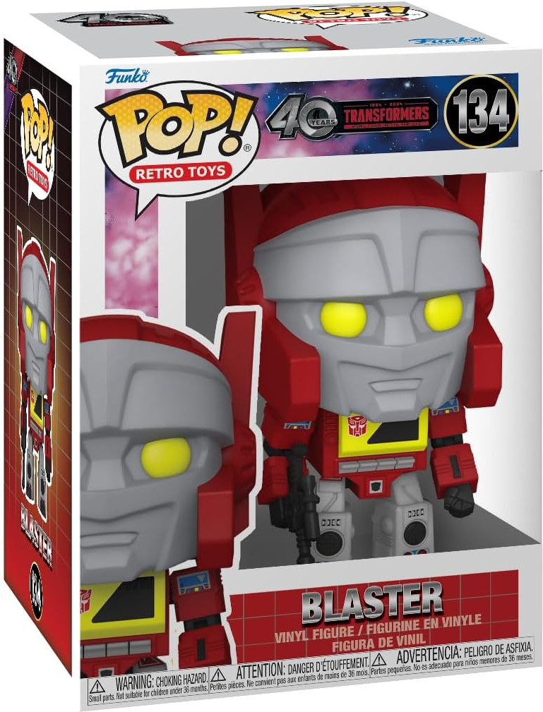 Transformers G1 Funko Pop Vinyl: Blaster afbeelding