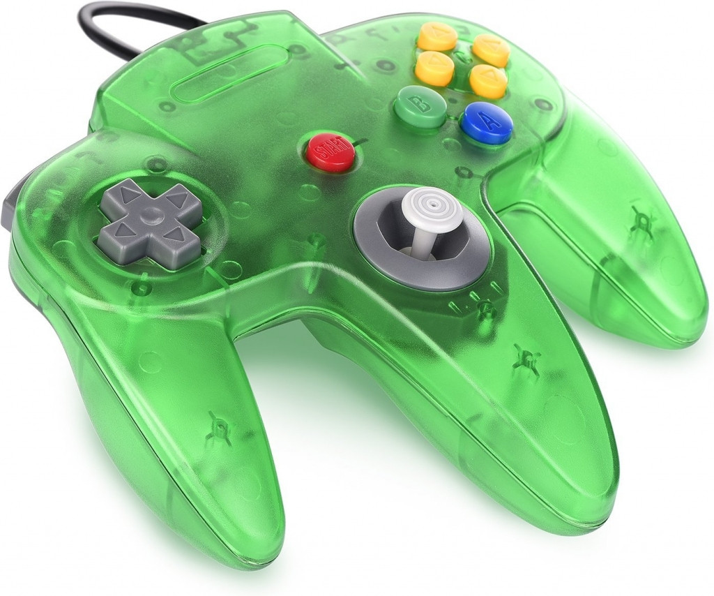Nintendo 64 Controller Groen Transparant (Teknogame)