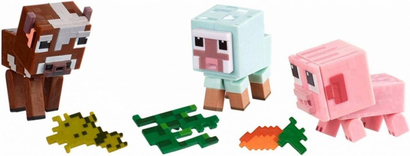 Minecraft Comic Figure - Baby Animals 3-Pack