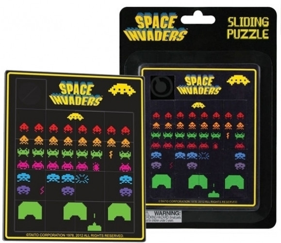 Image of Space Invaders Sliding Puzzle