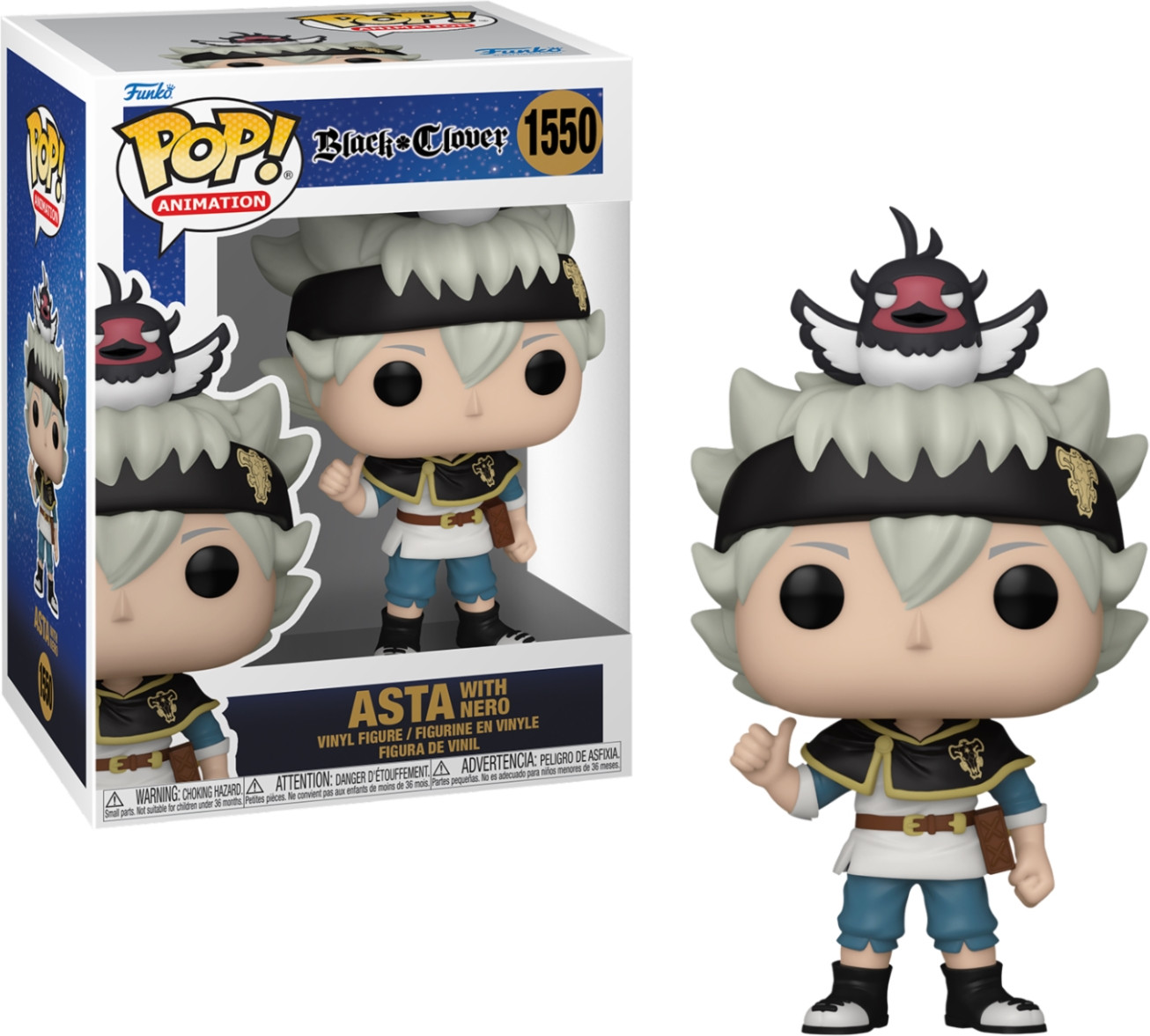 Black Clover Funko Pop Vinyl: Asta with Nero afbeelding