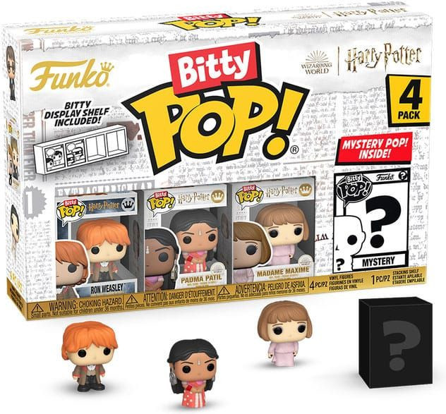 Harry Potter Funko Bitty Pop! 4-Pack: Ron Weasly / Padma Patil / Madame Maxime afbeelding