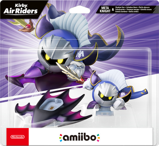 Amiibo Kirby Air Riders - Meta Knight & Shadow Star afbeelding