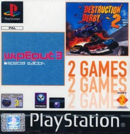 Image of Wipeout 3 / Destruction Derby 2 (double pack)
