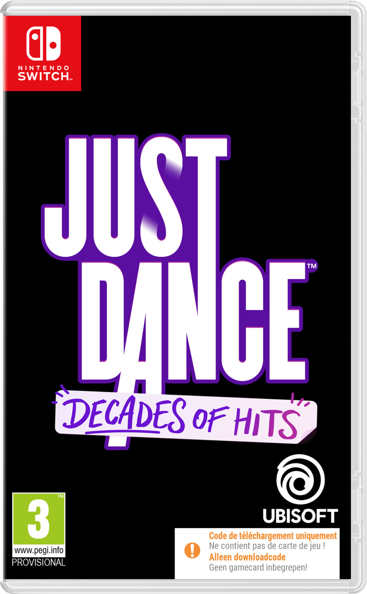 Just Dance Decades of Hits (Code in a Box)