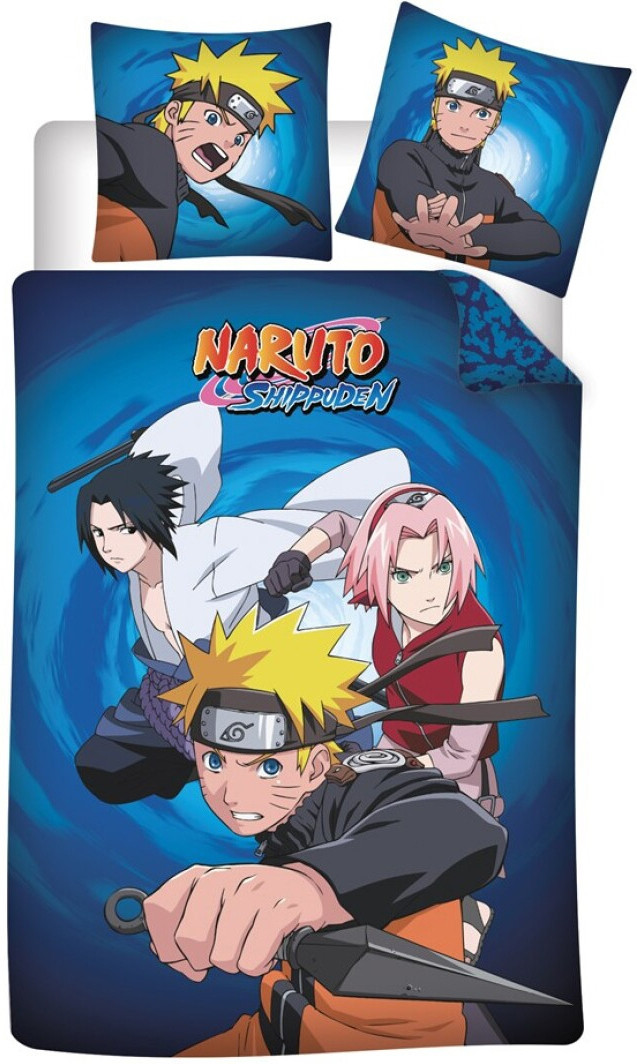 Naruto - 1 Persoons Dekbedovertrek (140cm x 200cm)