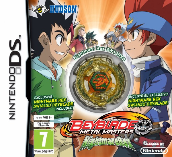 Beyblade Metal Masters Nightmare Rex + Beyblade (DS)