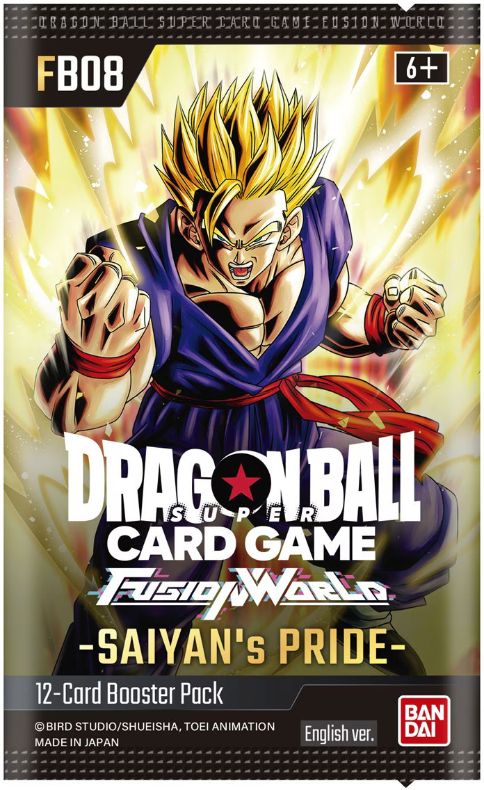 Bandai Dragon Ball Super TCG Fusion World: 08 Saiyan's Pride Booster Pack