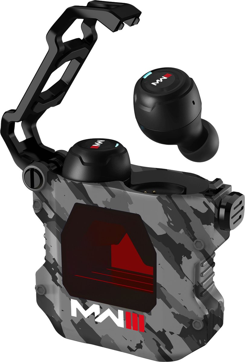 Call of Duty - Modern Warfare 3 - TWS earbuds - oplaadcase - touch control - IPX4 - microfoon (grey camo)