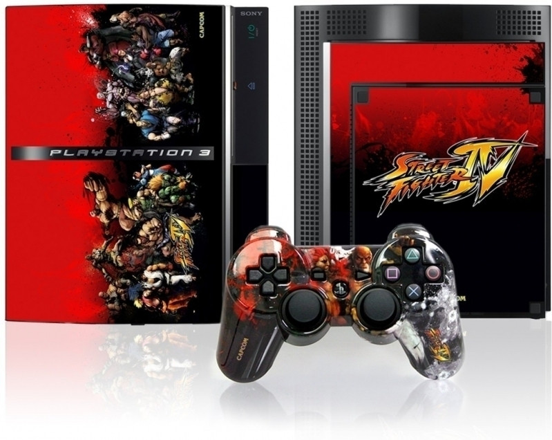 Image of Street Fighter IV Controller Faceplate & Console Skin