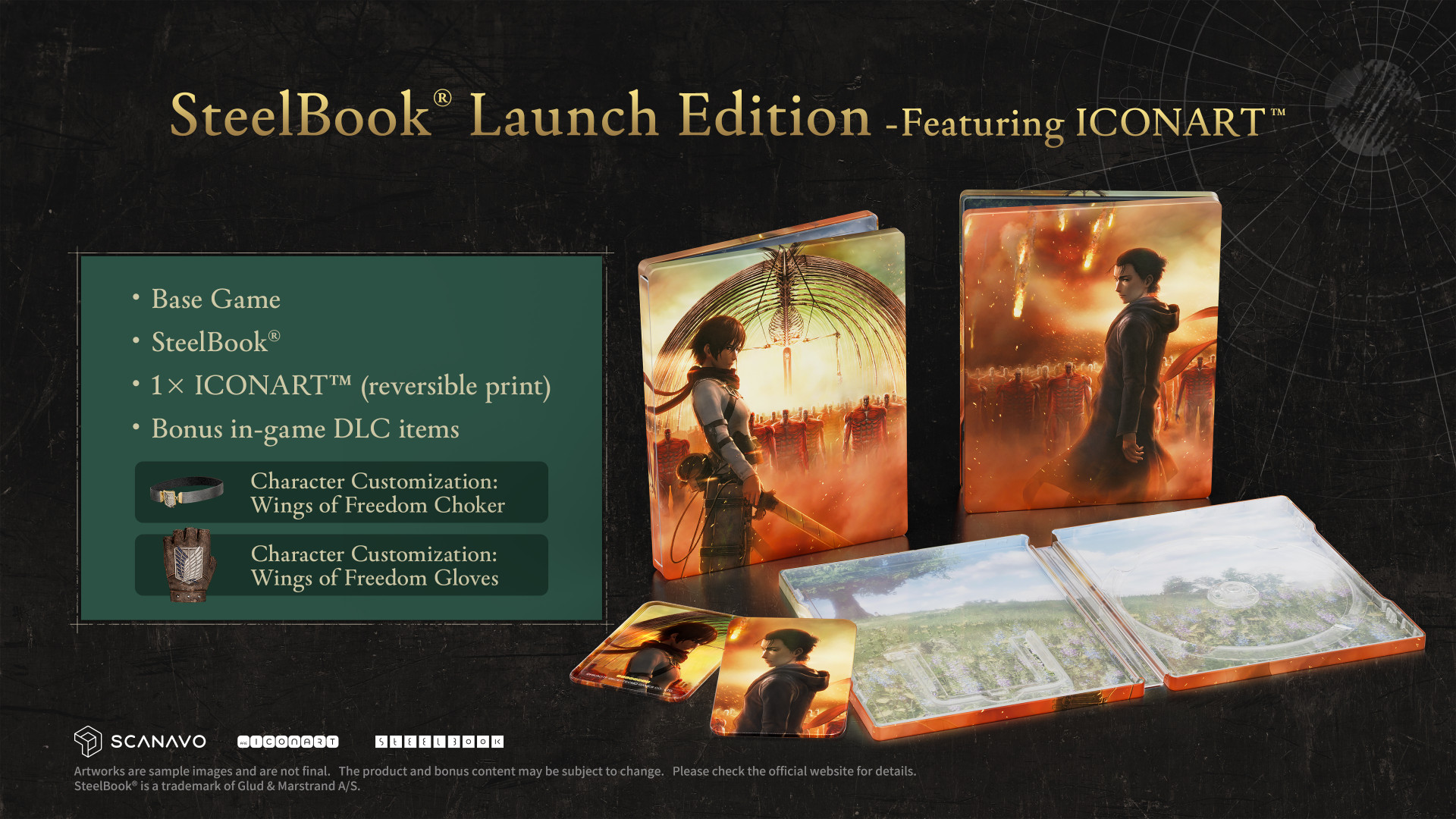 A.O.T. 3 (Attack on Titan 3) Steelbook Launch Edition