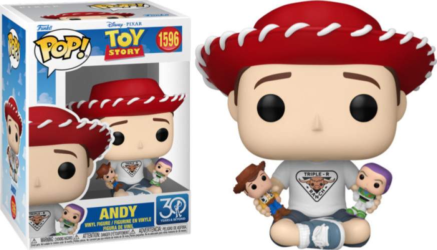 Toy Story 30th Anniversary Funko Pop Vinyl Andy