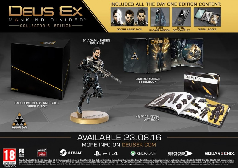 Deus Ex Mankind Divided Collector's Edition met grote korting