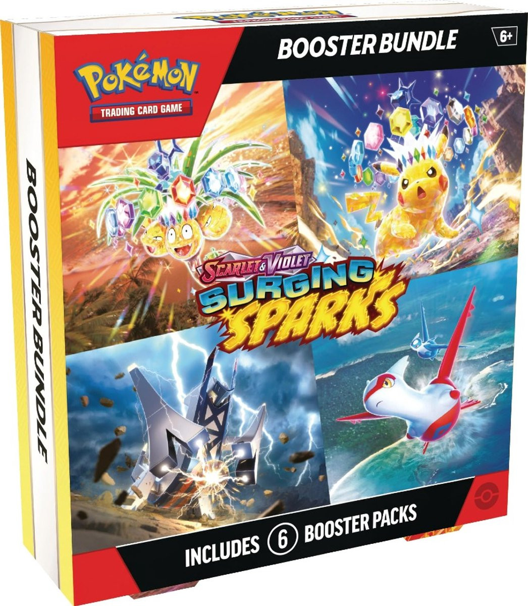 The Pokemon Company Pokemon TCG Surging Sparks Booster Bundle (6 boosters)