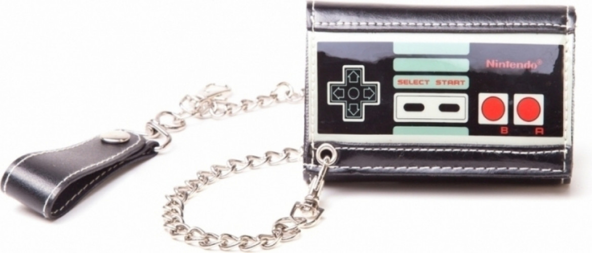 Image of Nintendo Controller Trifold Chain Wallet